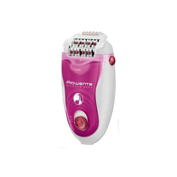 ROWENTA Epilatore da rete Rowenta Silence Soft EP5660 24 pinzette con testina zone sensibili bianco e rosa